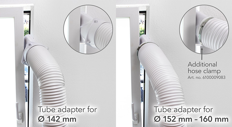 Abluftschlauchadapter / Fensteradapter / Fensterdüse